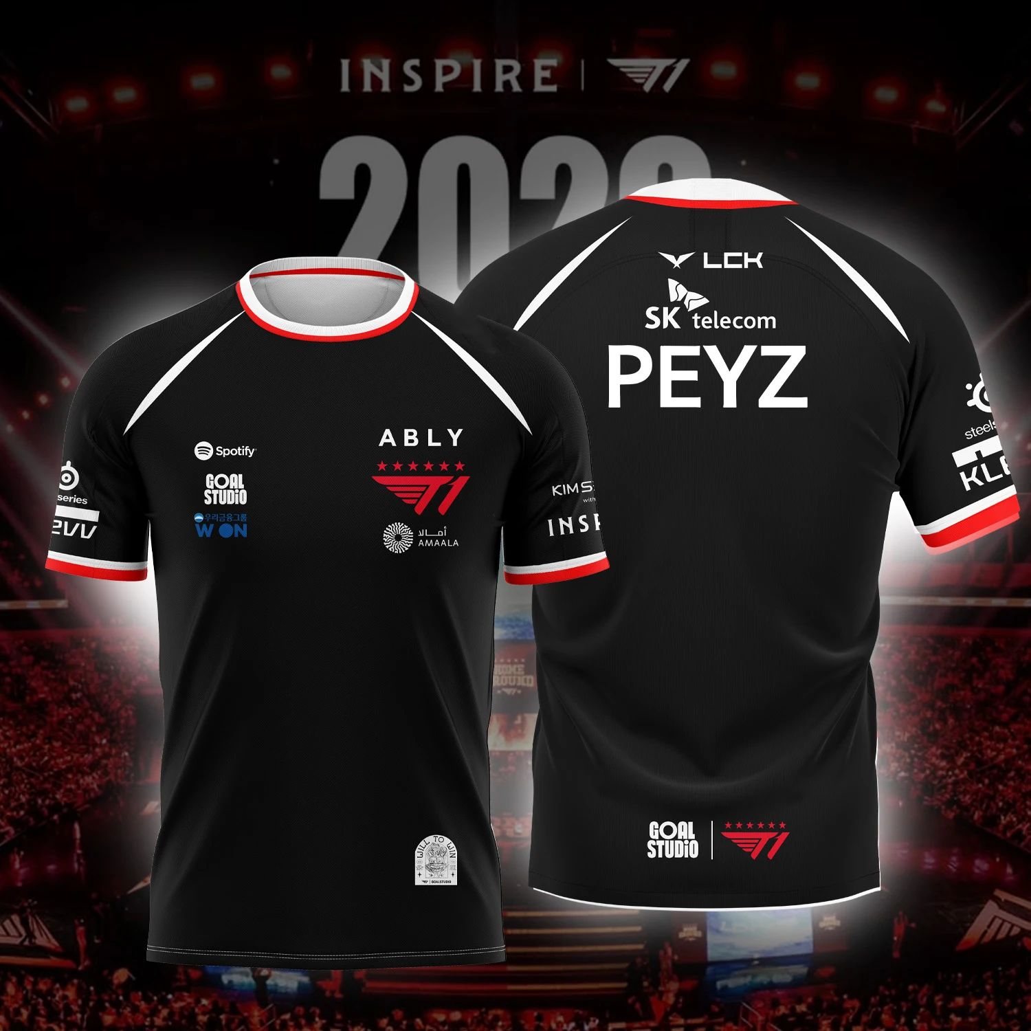 Esports Gaming Team - KOSZULKA ZESPOŁU ESPORTOWEGO T1 2026 FAKER