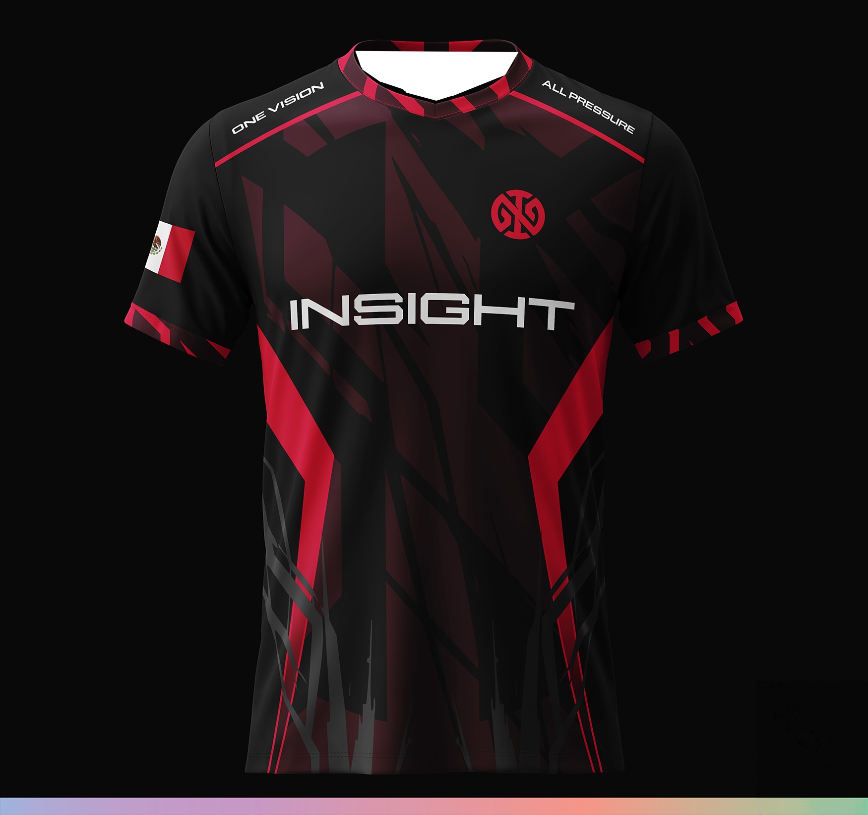 Esports Gaming Team - 2026Nowa koszulka e-sportowa INSIGHT z nadrukiem