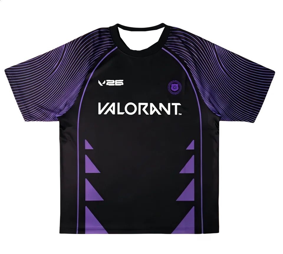 Esports Gaming Team - Koszulka Valorant V26 Esports 2026 Czarno-Fioletowa