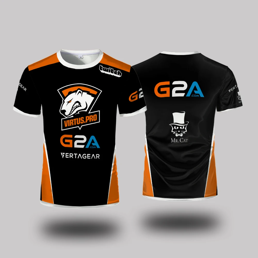Esports Gaming T Shirt - Koszulki Virtus.Pro Esports Club na lato,