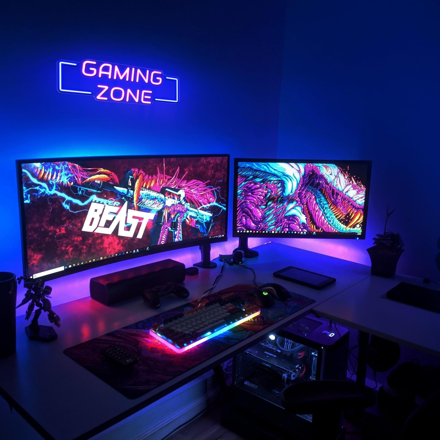 Neonowy Znak Gaming Zone, Lamp – Esports Gaming Zone recenzja i cena
