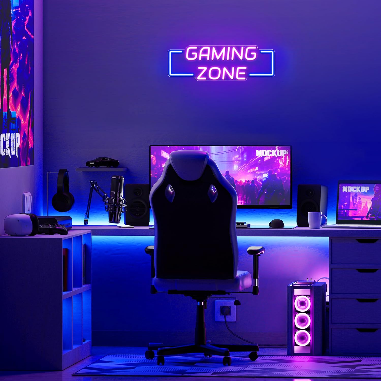 Neonowy Znak Gaming Zone, Lamp – Esports Gaming Zone recenzja i cena